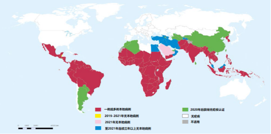 全球疟疾疫情与输入性威胁